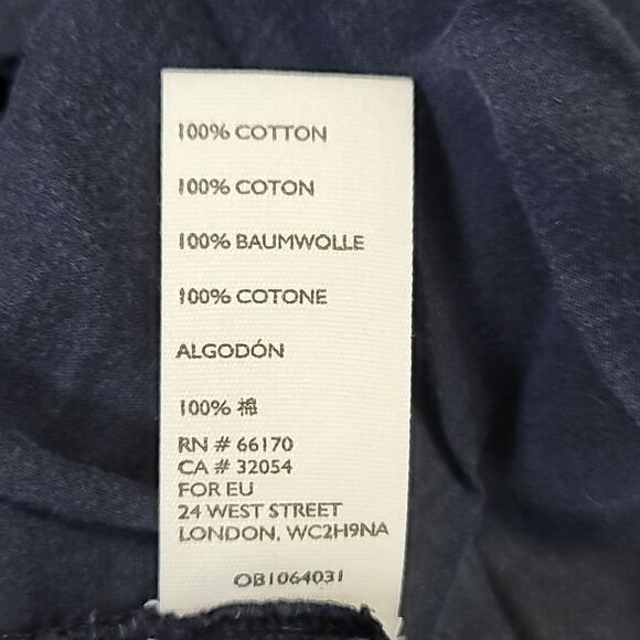 We The Free Cool Meadow Button Down Navy Blue Top Size Small - Picture 6 of 8